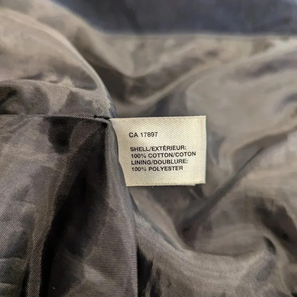 GAP  Cotton Velvet Style Navy Blue Double Button Blazer Sport Coat Mens XL - Picture 10 of 12